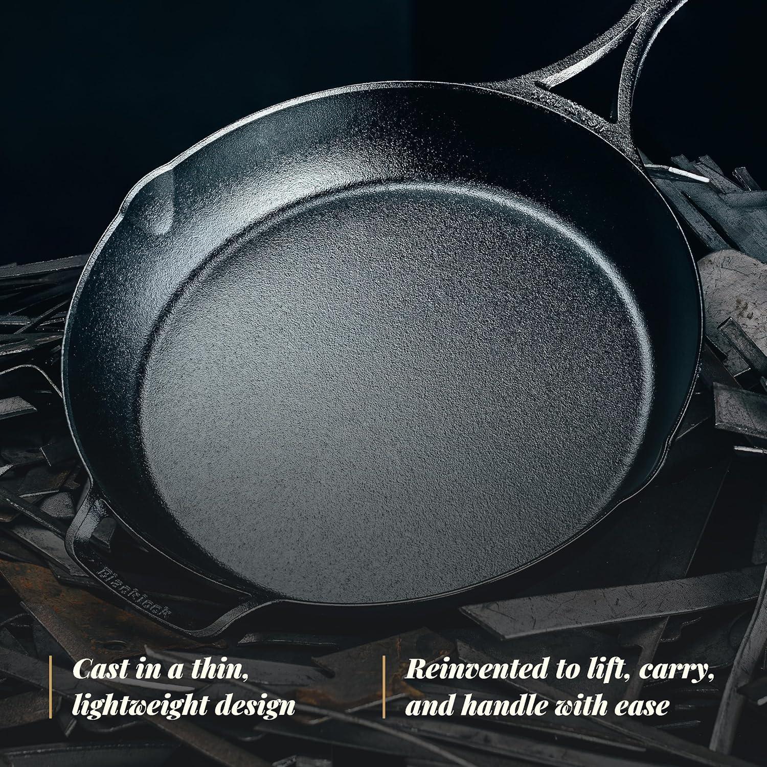 Sartén de Hierro Fundido Lodge Blacklock 30 cm Triple Sazonada