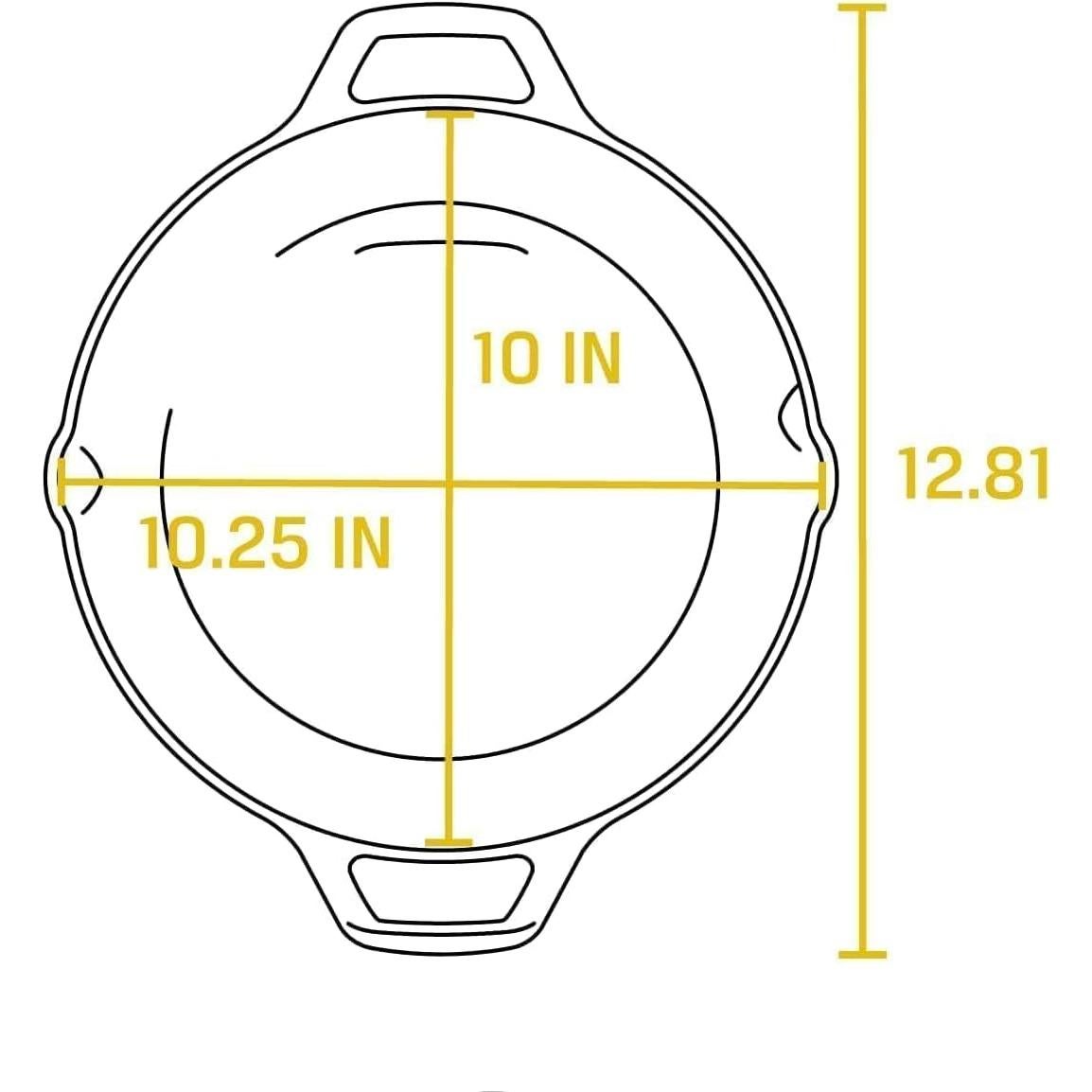 Sartén de Hierro Fundido Lodge L8SKL 26 cm Redonda