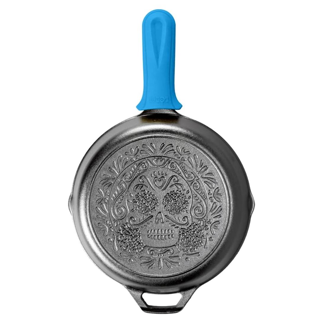 Sartén de Hierro Fundido Lodge 10.25" con Calavera de Azúcar