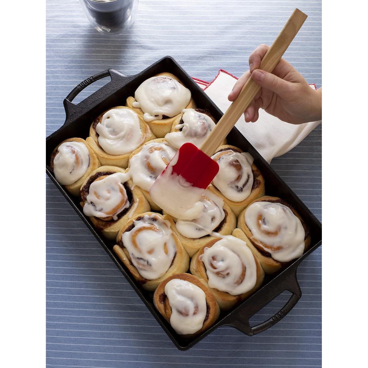 Cazuela de Hierro Fundido Lodge 23x33 cm Sazonada Negra