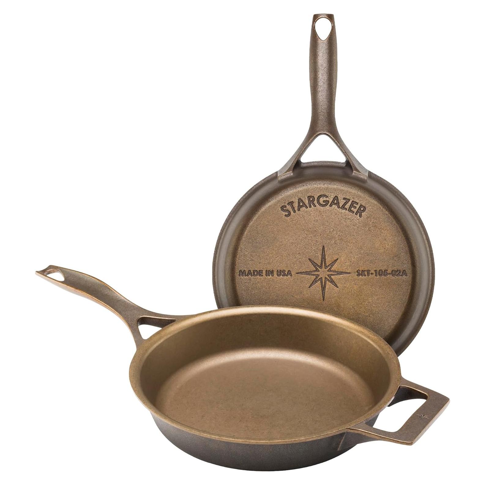 Sartén de Hierro Fundido Stargazer 26.7 cm - Hecho en EE. UU.