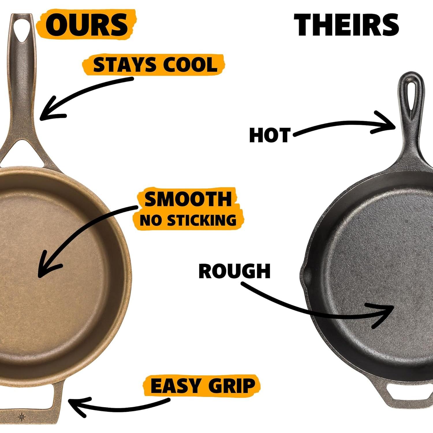 Sartén de Hierro Fundido Stargazer 26.7 cm - Hecho en EE. UU.