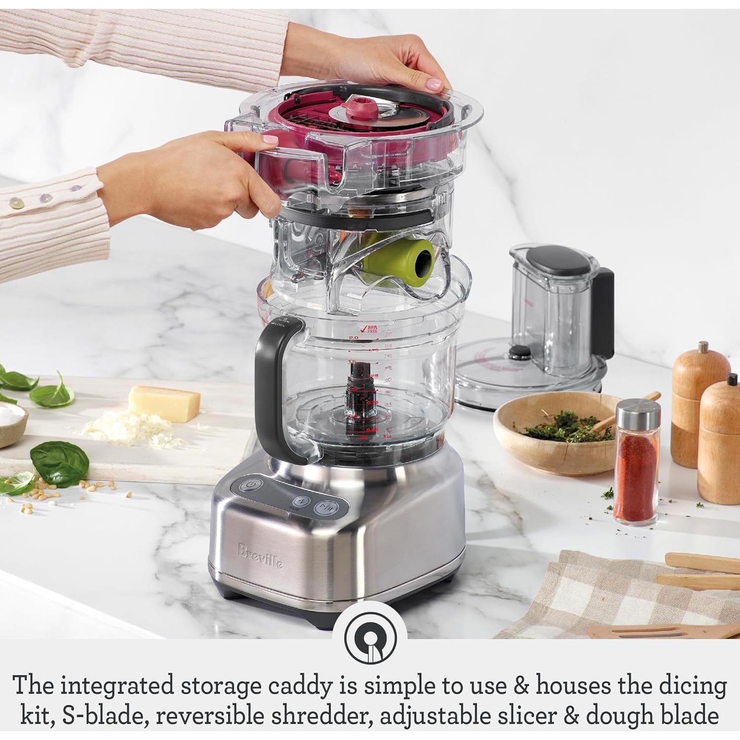 Procesador de Alimentos Breville Paradice 9 Tazas Acero Inoxidable