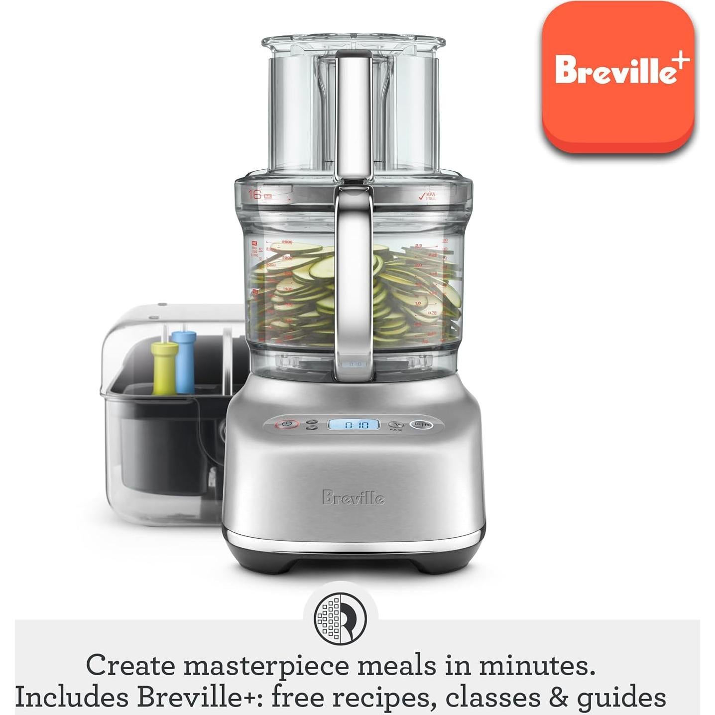 Procesador de Alimentos Breville Sous Chef 16 Tazas Rojo