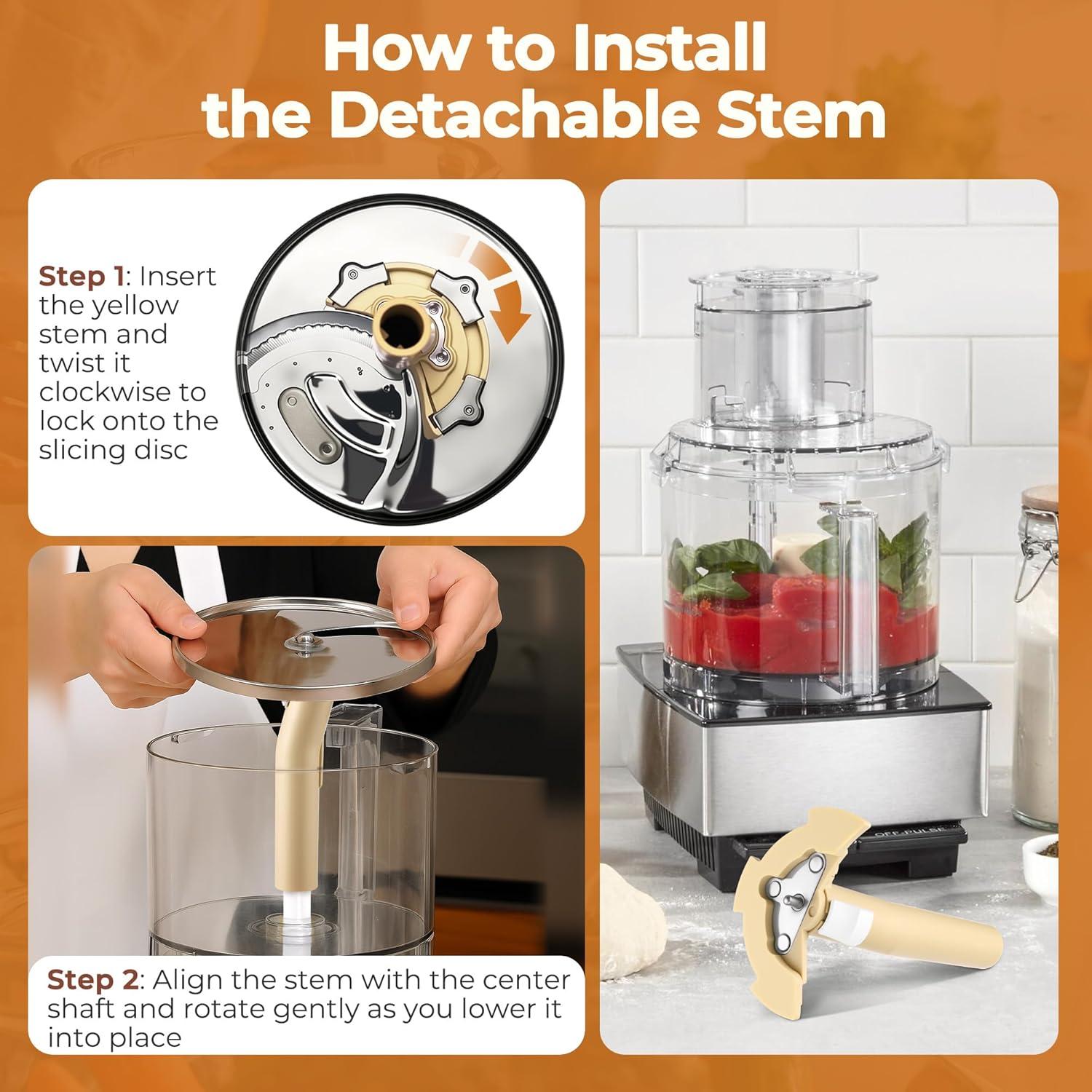 Vástago Desmontable Cuisinart DLC-039ATX-1 para Procesador 14 Tazas