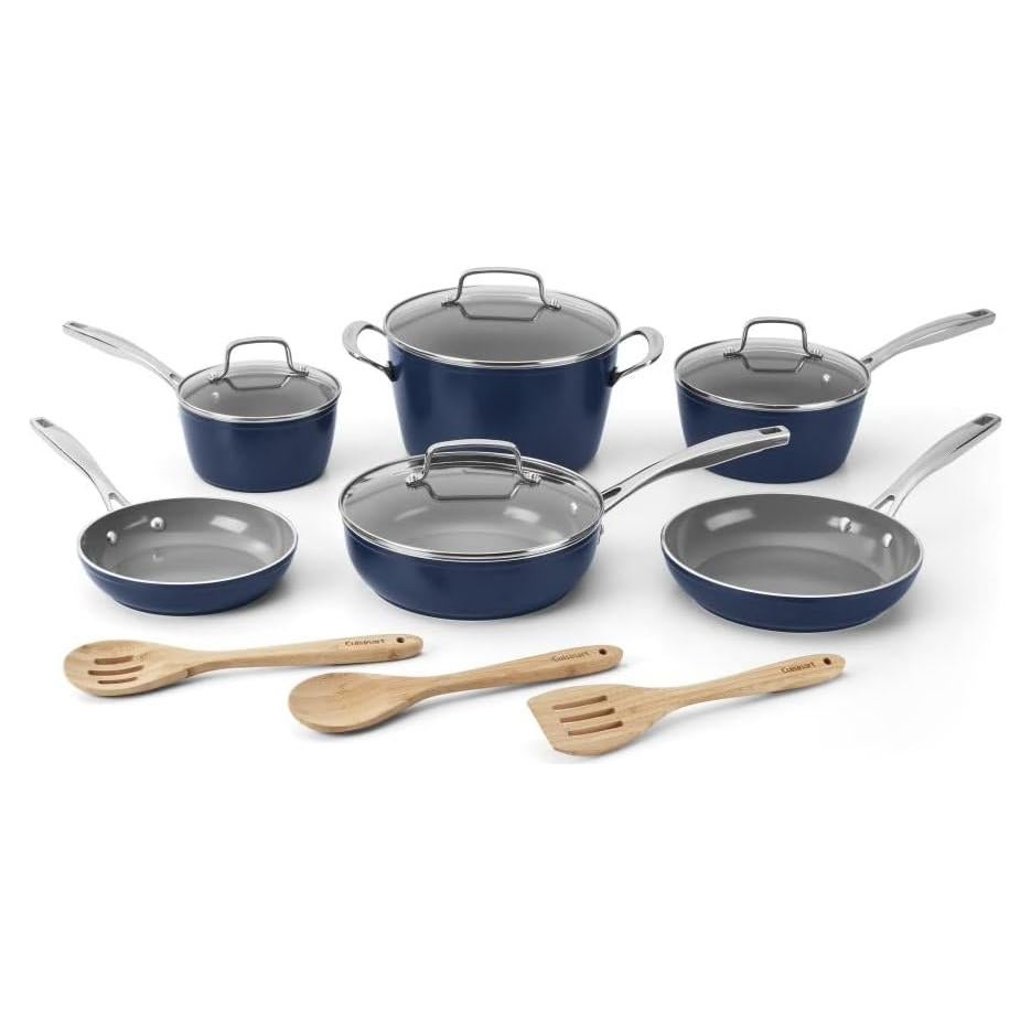 Juego de Utensilios de Cocina 13 Piezas Cuisinart Ceramica XT Azul