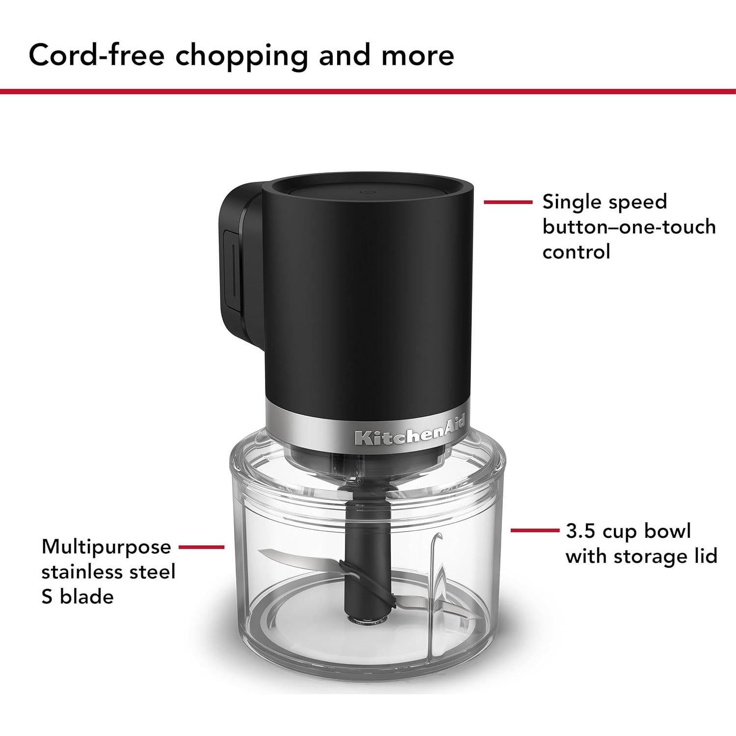 Picador Inalámbrico KitchenAid Go 3.5 Tazas - KTCR351