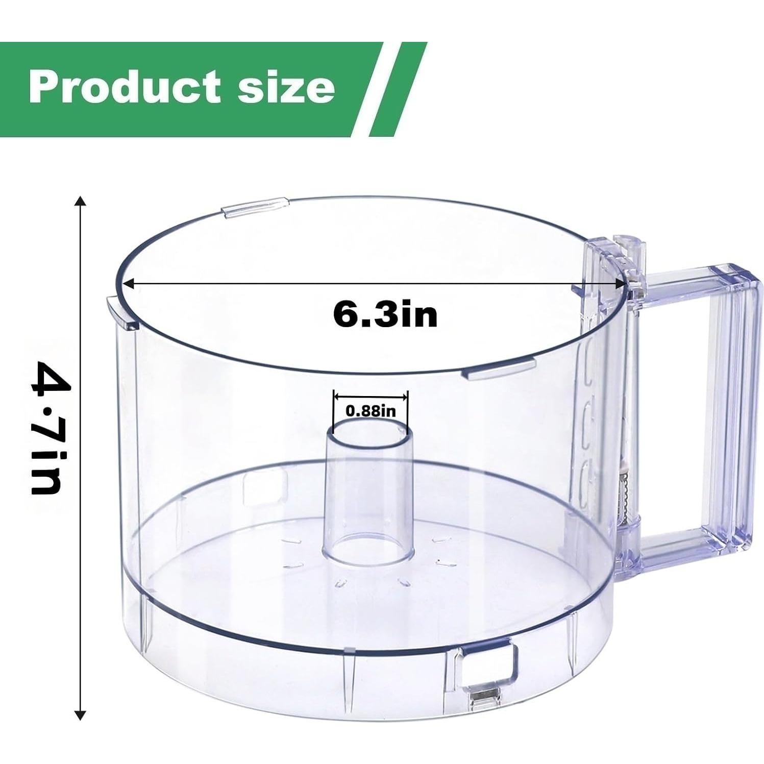 Tazón de Procesador de Alimentos Cuisinart FP-631AGTX-1 7 Tazas