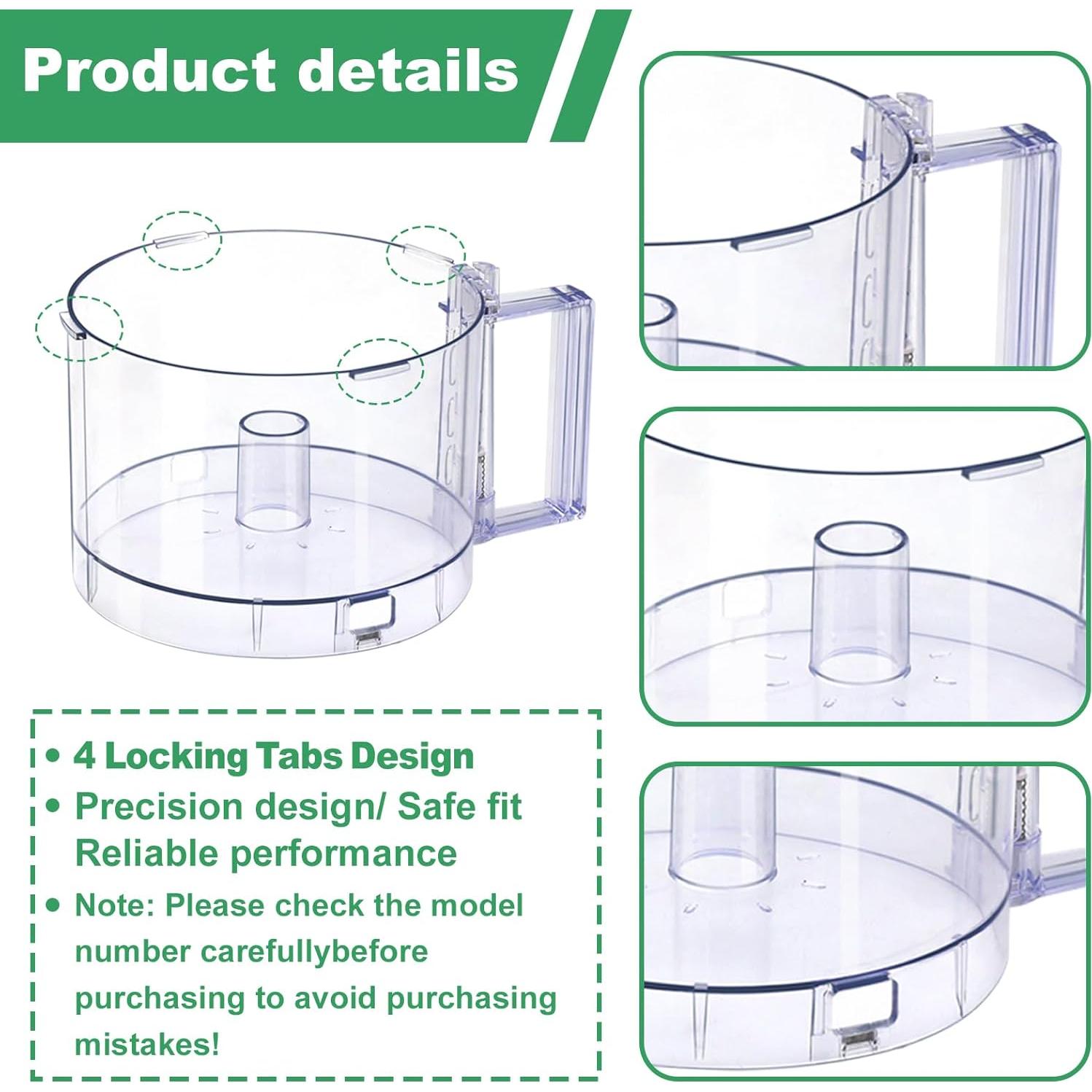 Tazón de Procesador de Alimentos Cuisinart FP-631AGTX-1 7 Tazas