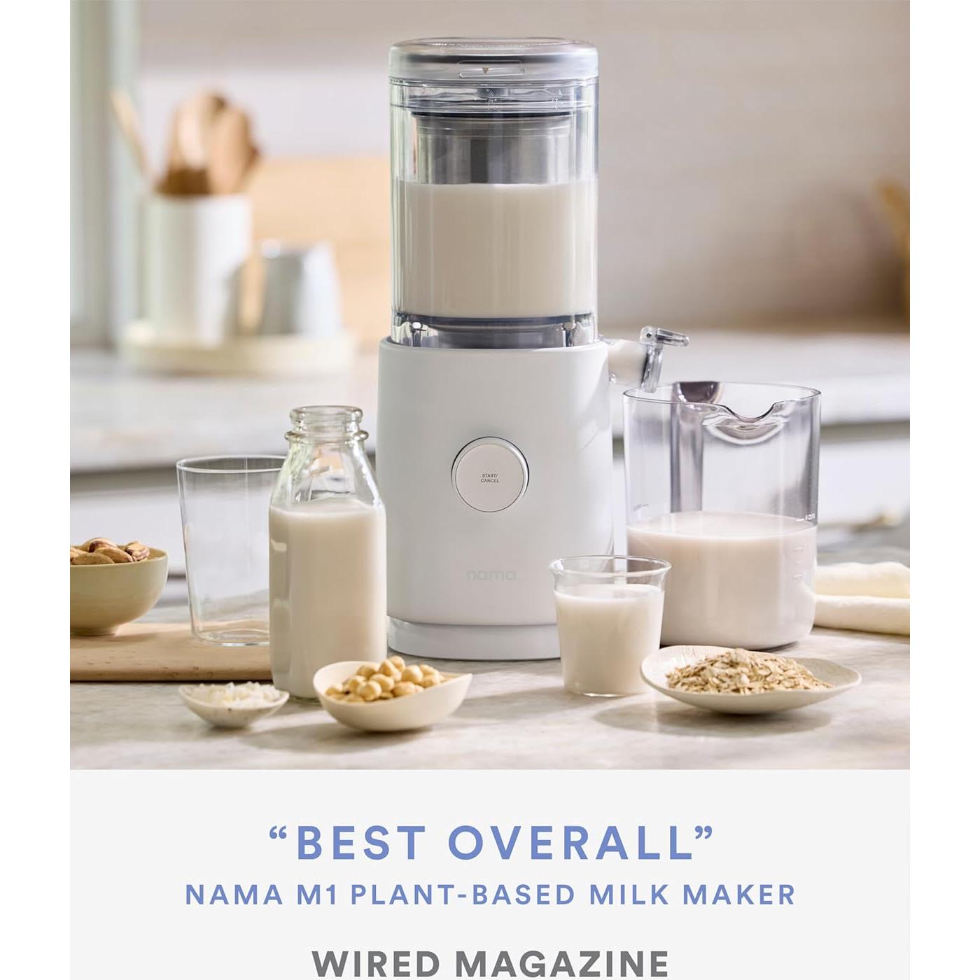 M1 Plant Milk Maker – Homemade Oat, Seed, & Nut Milk Maker Machine – Smooth, Creamy Texture Barista Quality Milk in Minutes – Blends & Strains in One Container – Easy to Clean