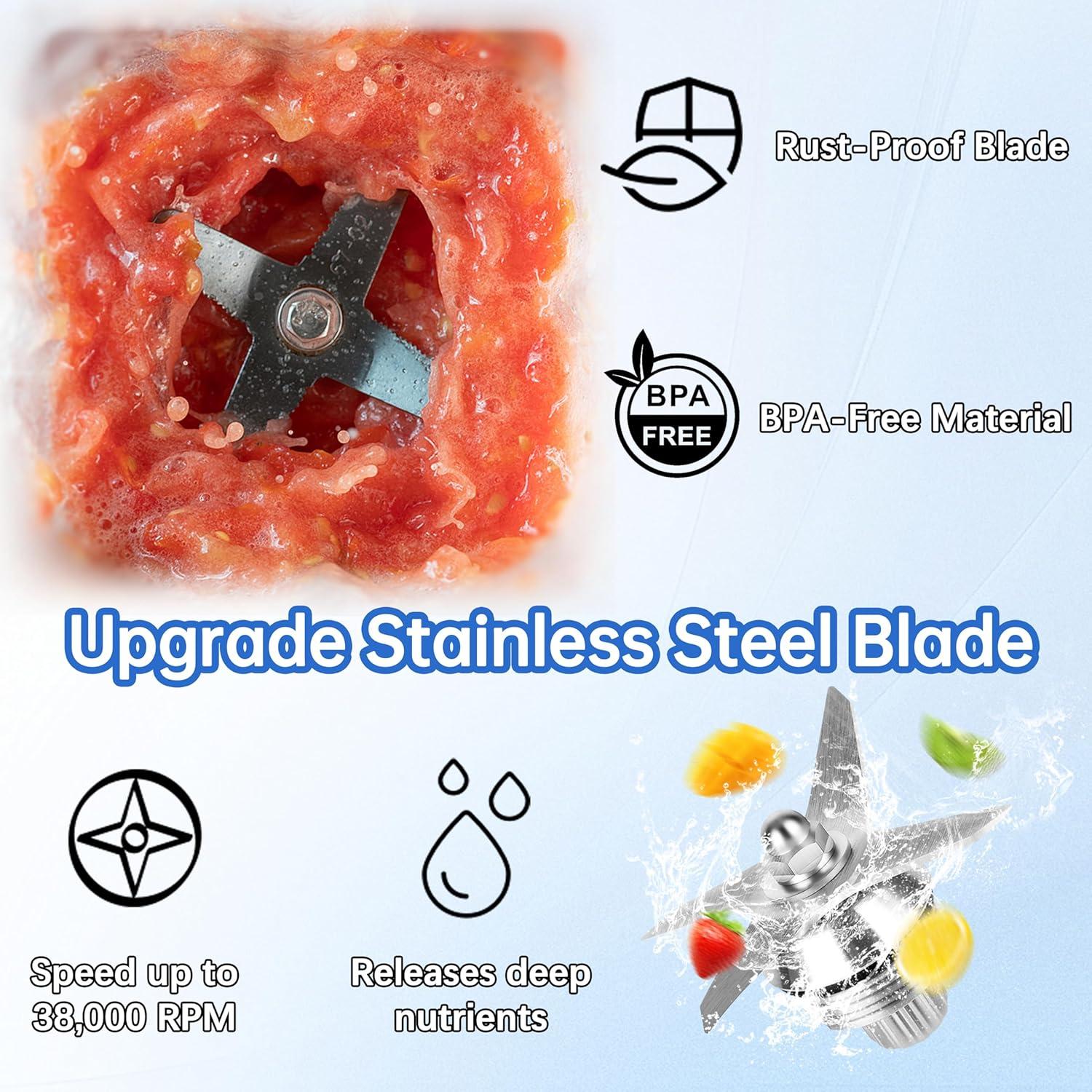 Jarra de Mezcla 1.4L Zemuquan para Vitamix 5000 5200 6300