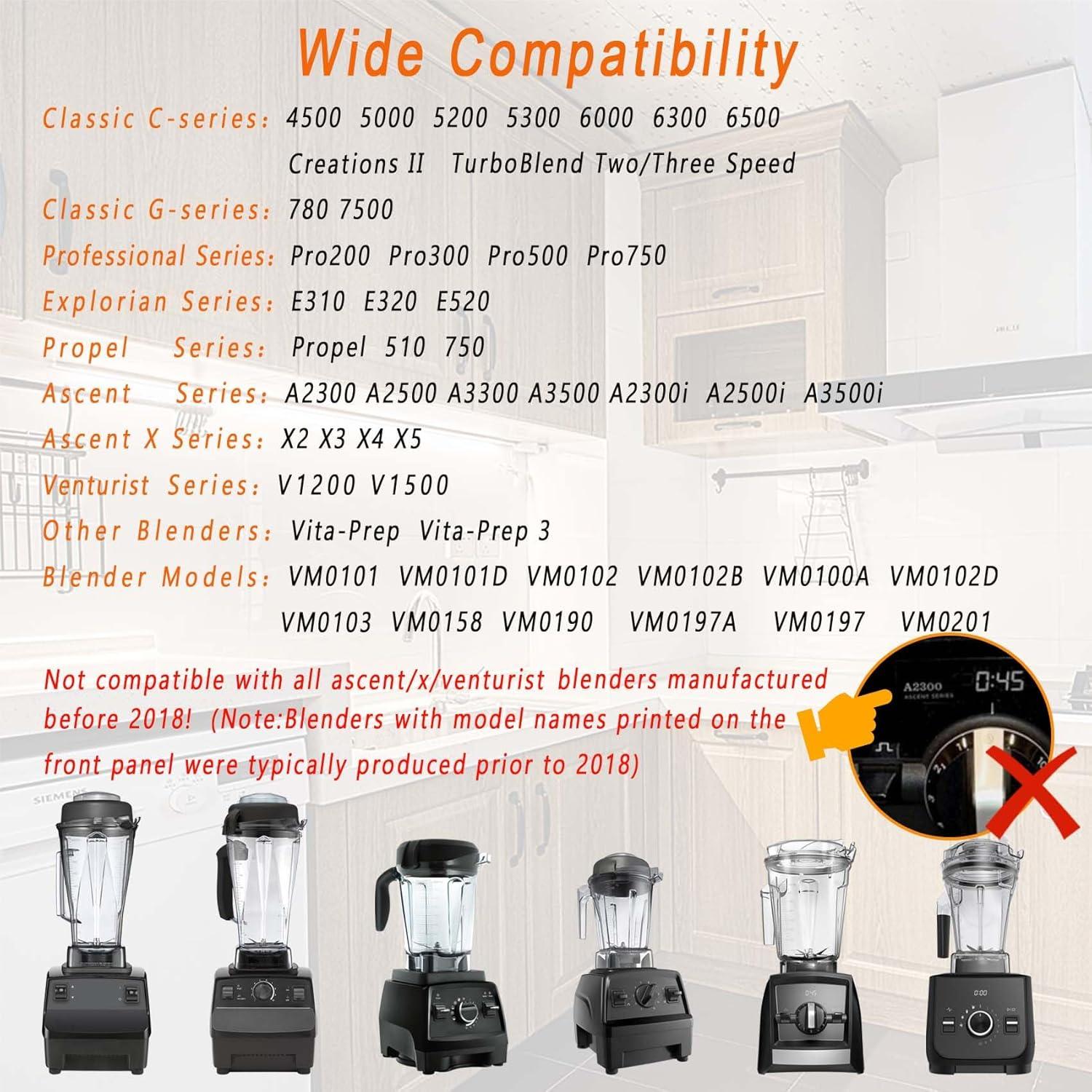 Contenedor de Acero Inoxidable 64oz EastFune para Licuadoras