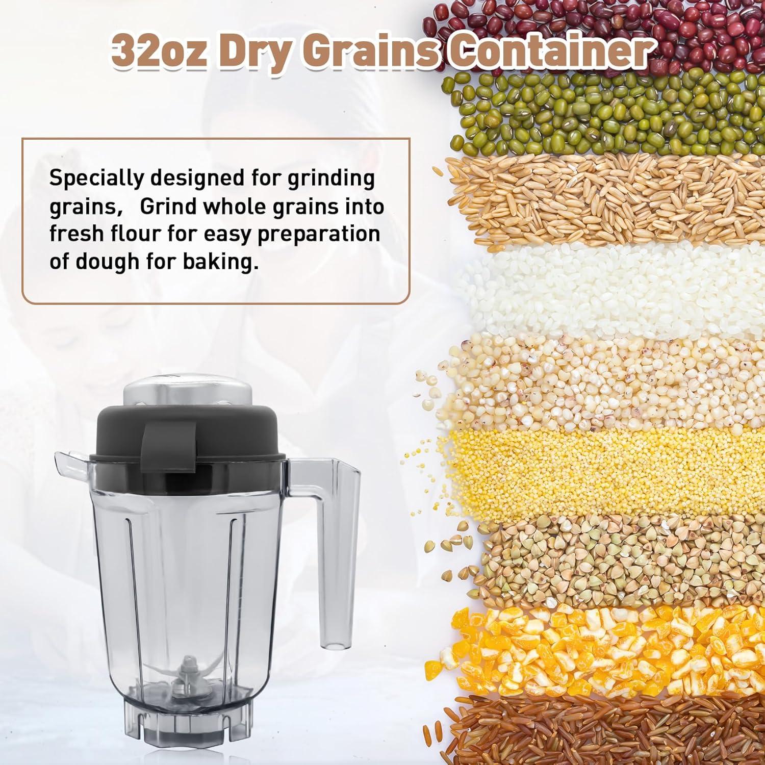 Contenedor de Granos Secos 32 oz Vitamix Compatible BPA Free