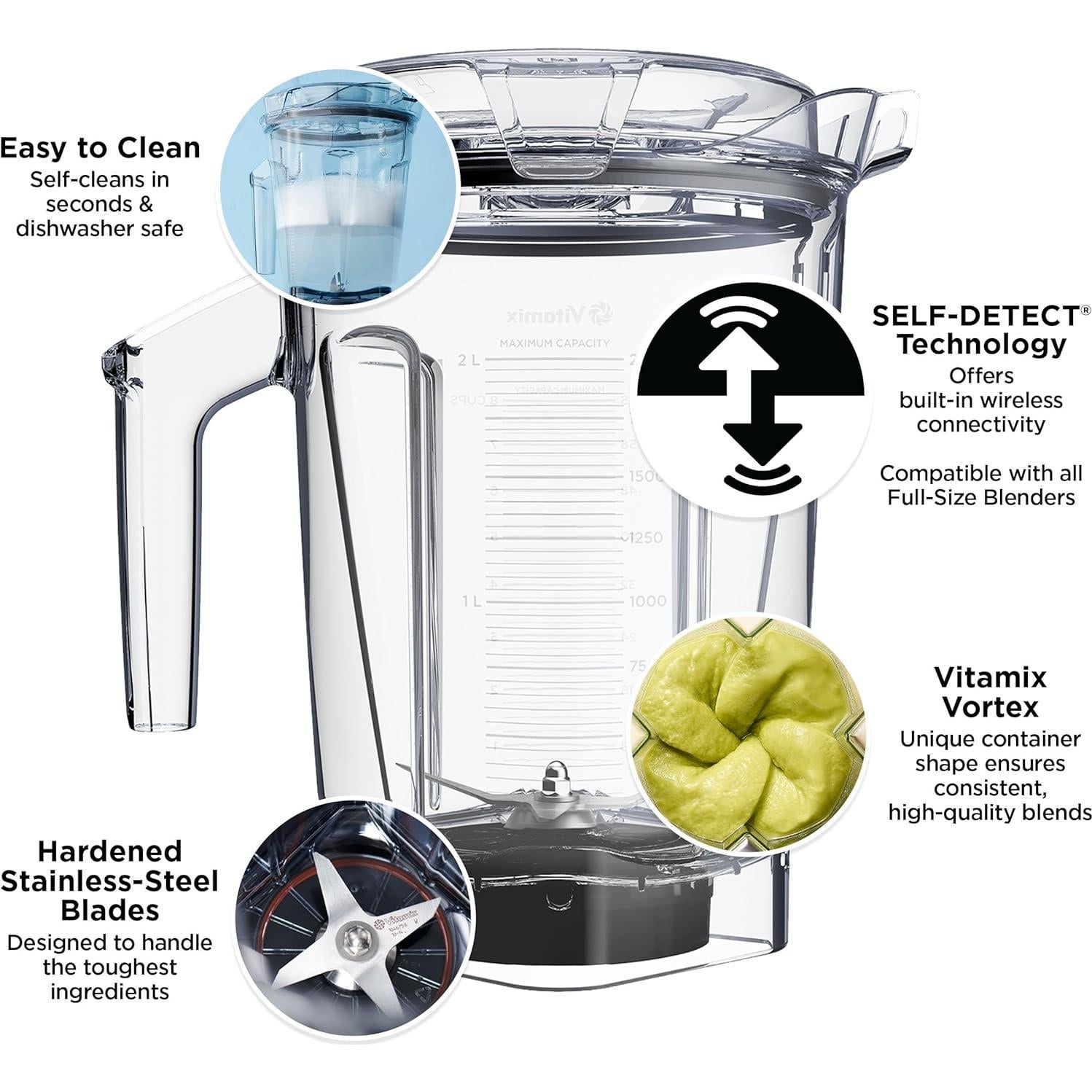 Contenedor de Mezcla Vitamix 1.89L con Detección Automática