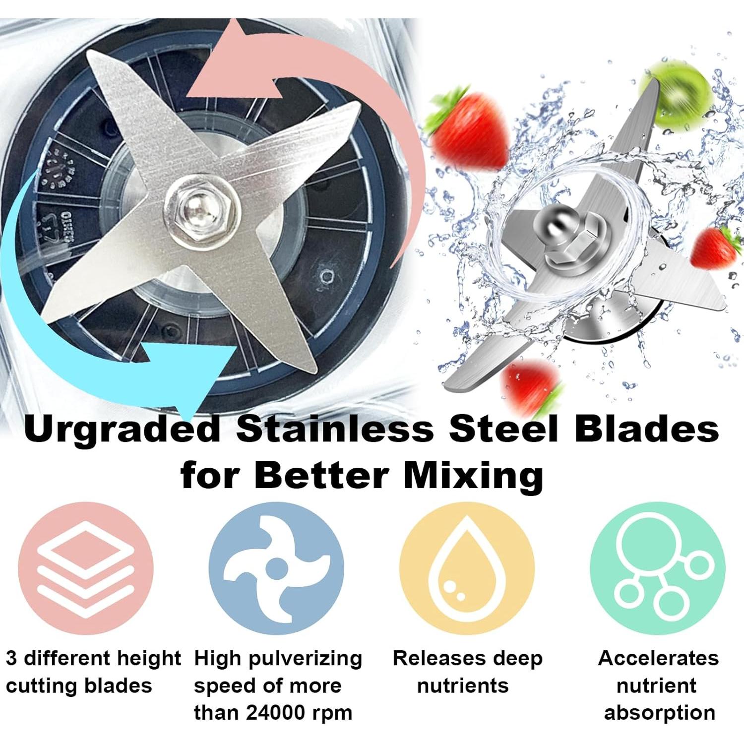 Jarra de Reemplazo Vitamix 64oz Senlee - Compatible 5200 5000