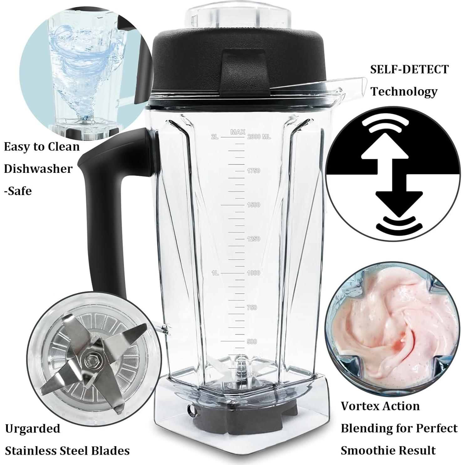 Jarra de Reemplazo Vitamix 64oz Senlee - Compatible 5200 5000