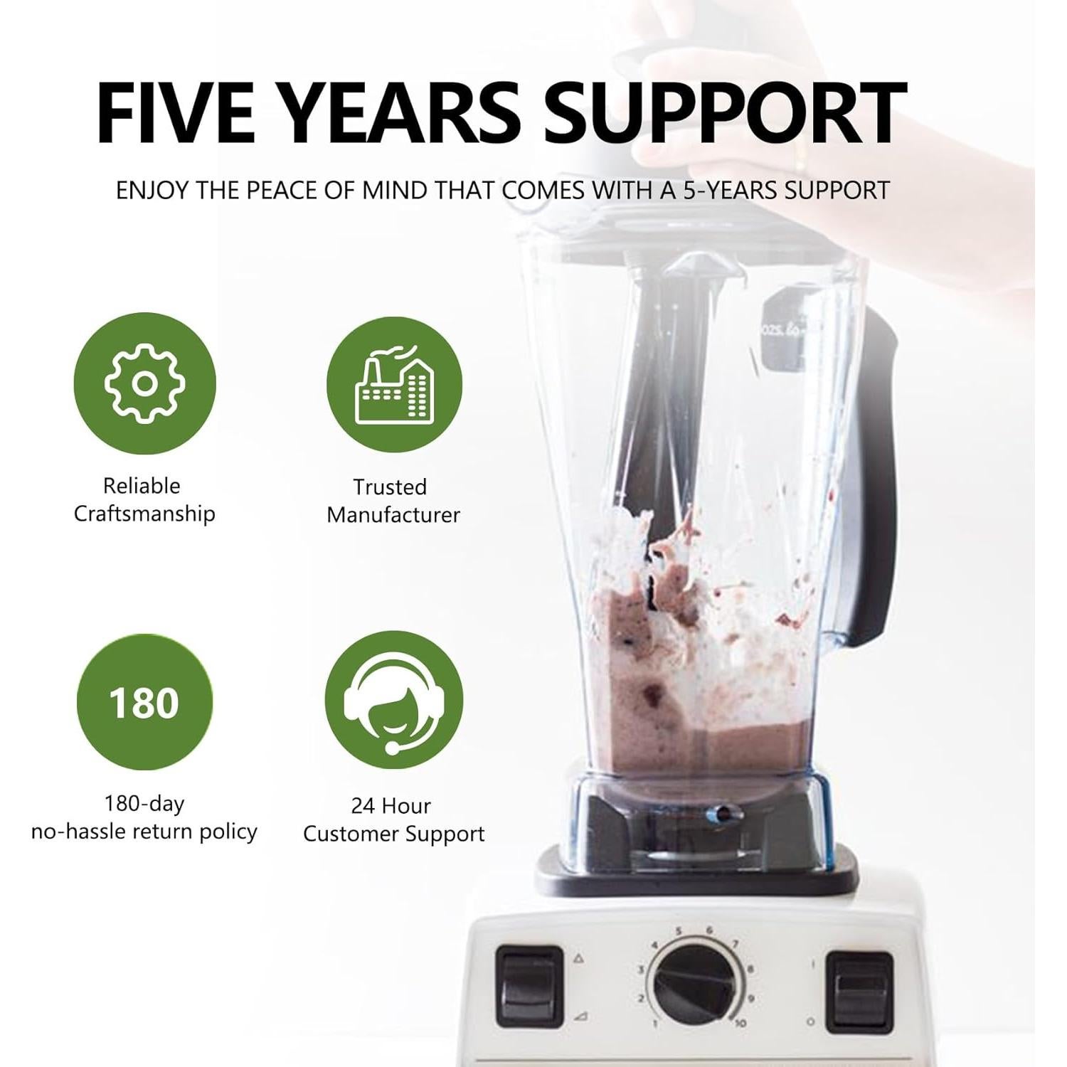 Jarra de Licuadora Vitamix 64oz Brvtek para 5200 y más