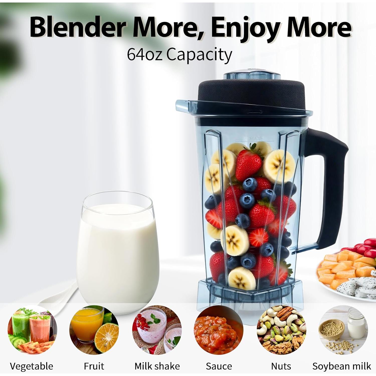 Jarra de Licuadora 64oz Kartio para Vitamix 5200 5000 5500