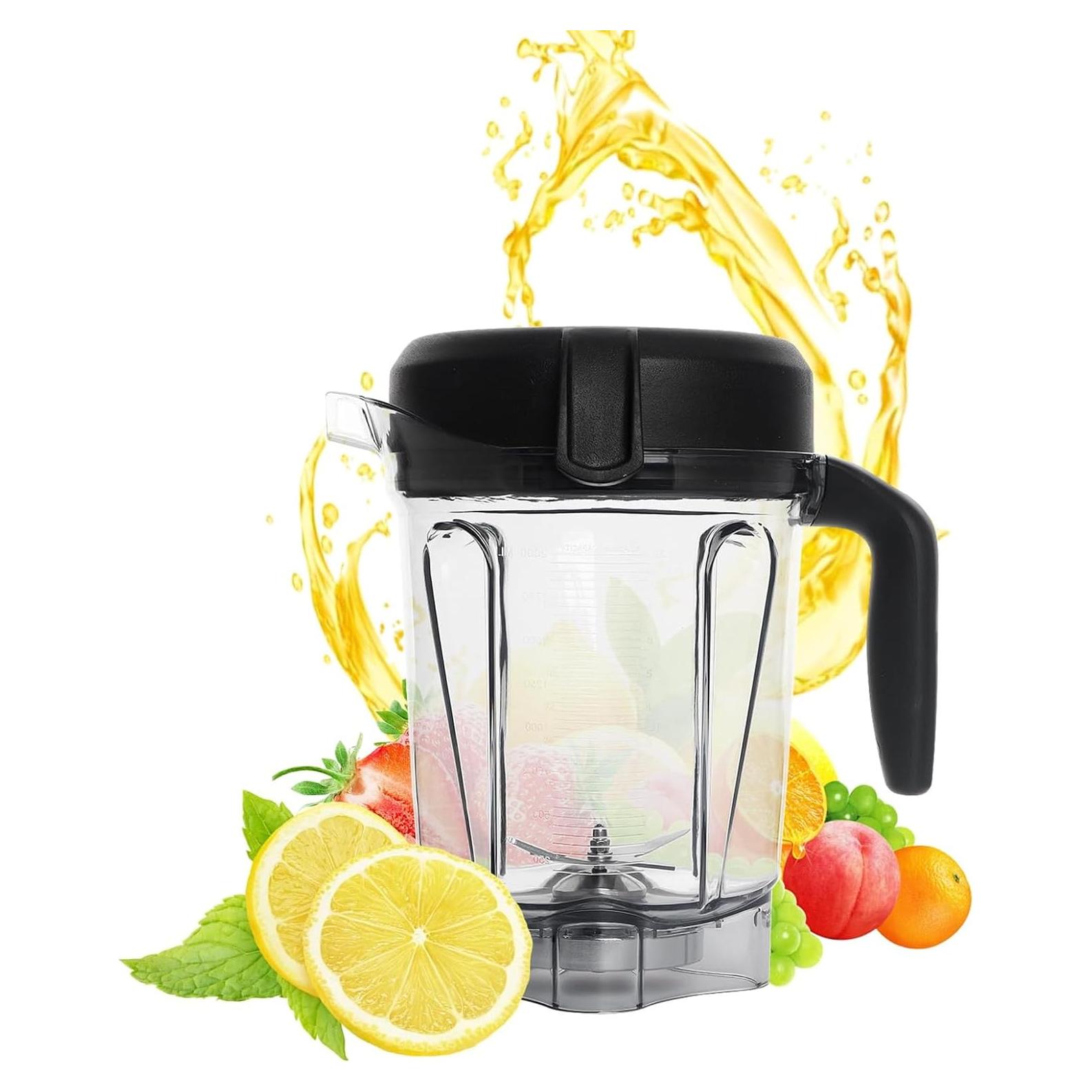 Jarra de Mezcla LiStarUs 64oz Perfil Bajo Libre de BPA