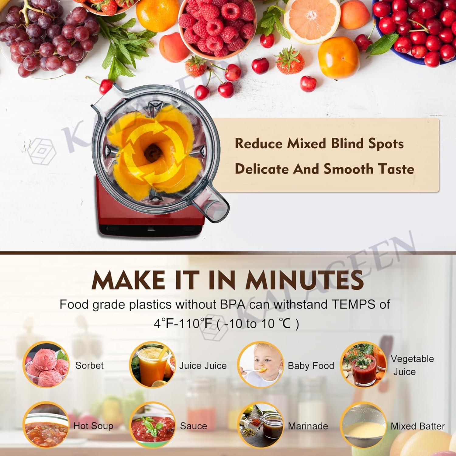 Jarra de licuadora KALAGEE 48oz para Vitamix Classic y Explorian