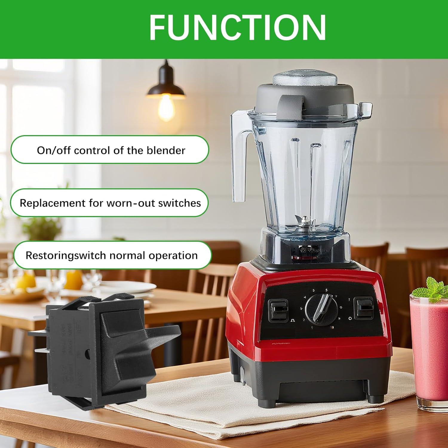 Interruptor On/Off Dkaikai para Licuadoras Vitamix 15758 - Paquete de 2