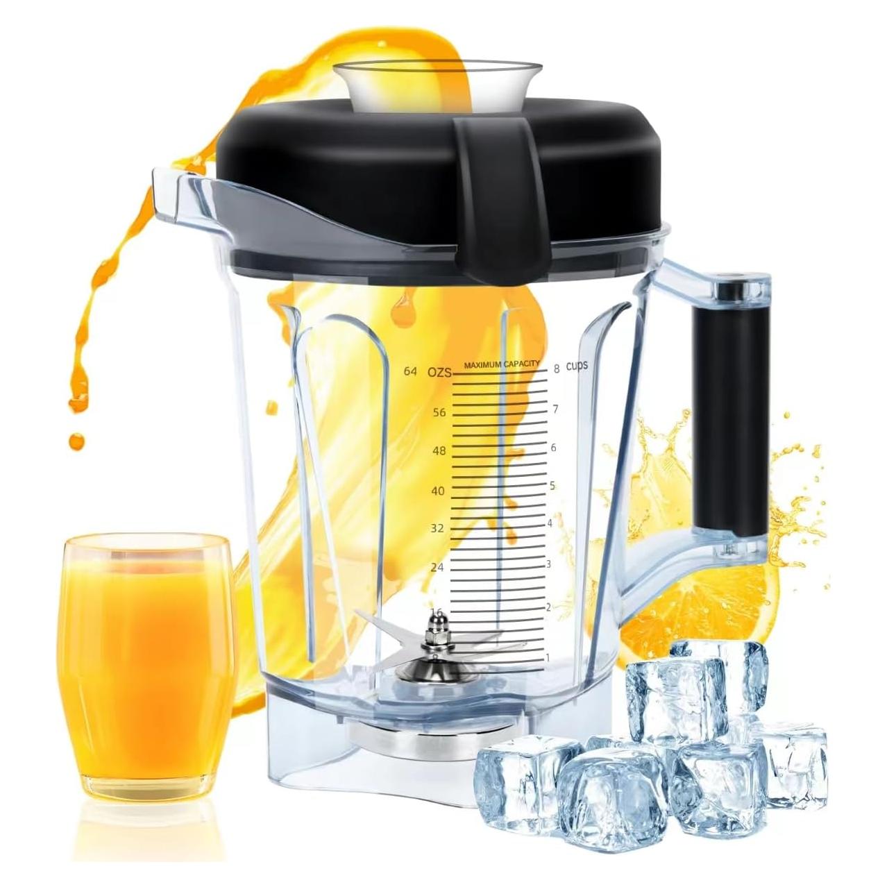 Contenedor de Reemplazo 64oz LEEPENK para Vitamix 7500 y Más