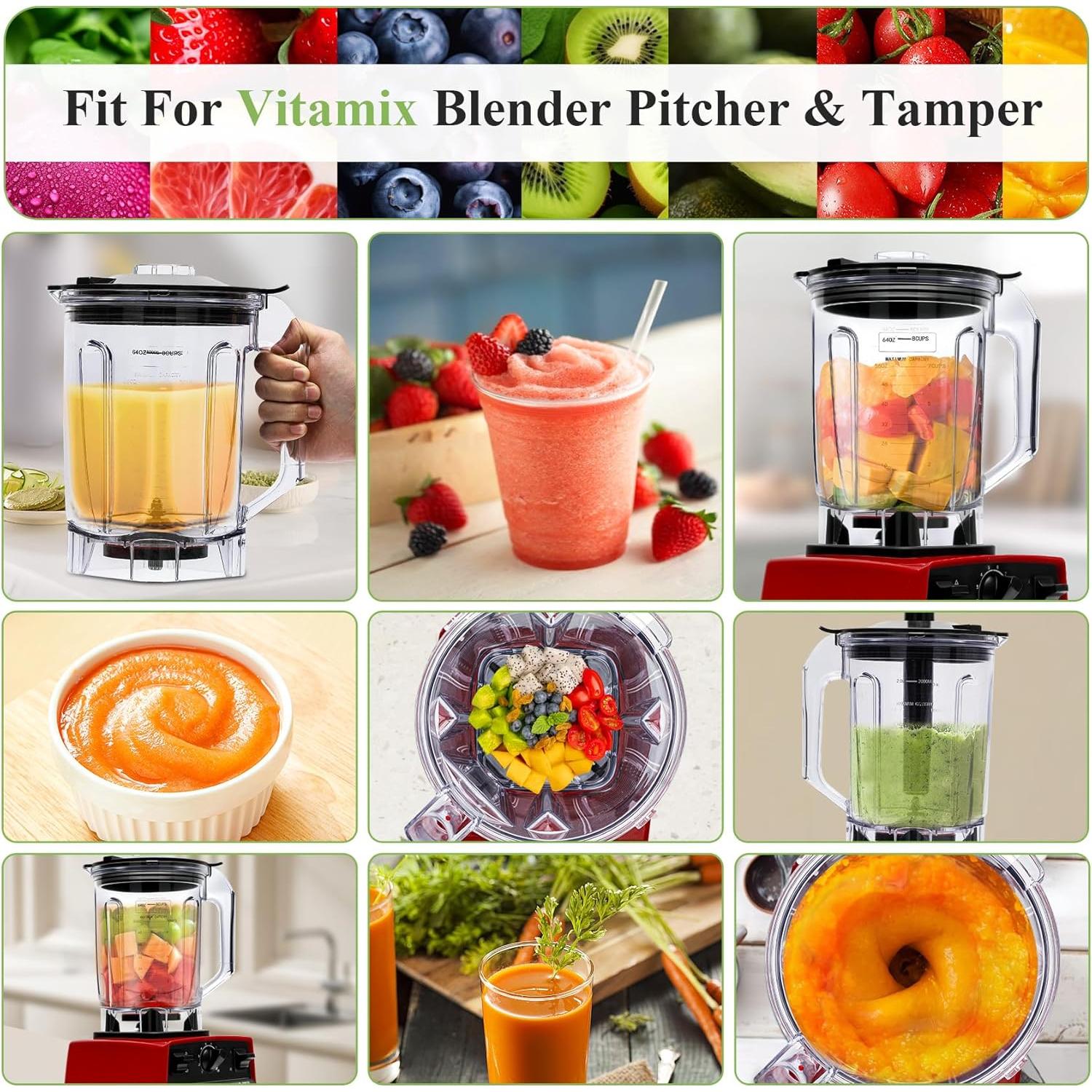 Jarra y Pisón para Licuadora Vitamix Werhoo 8 Tazas