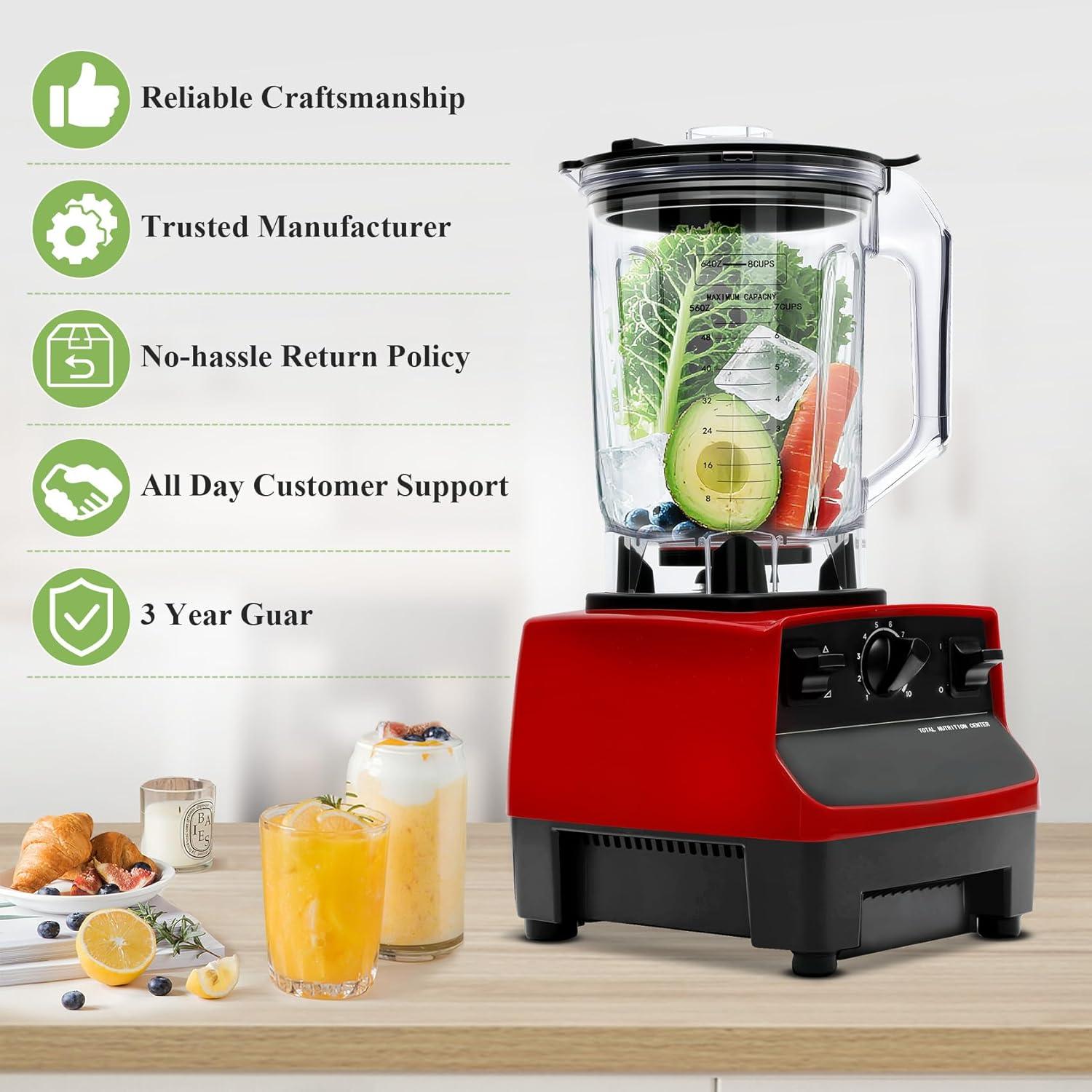 Jarra y Pisón para Licuadora Vitamix Werhoo 8 Tazas