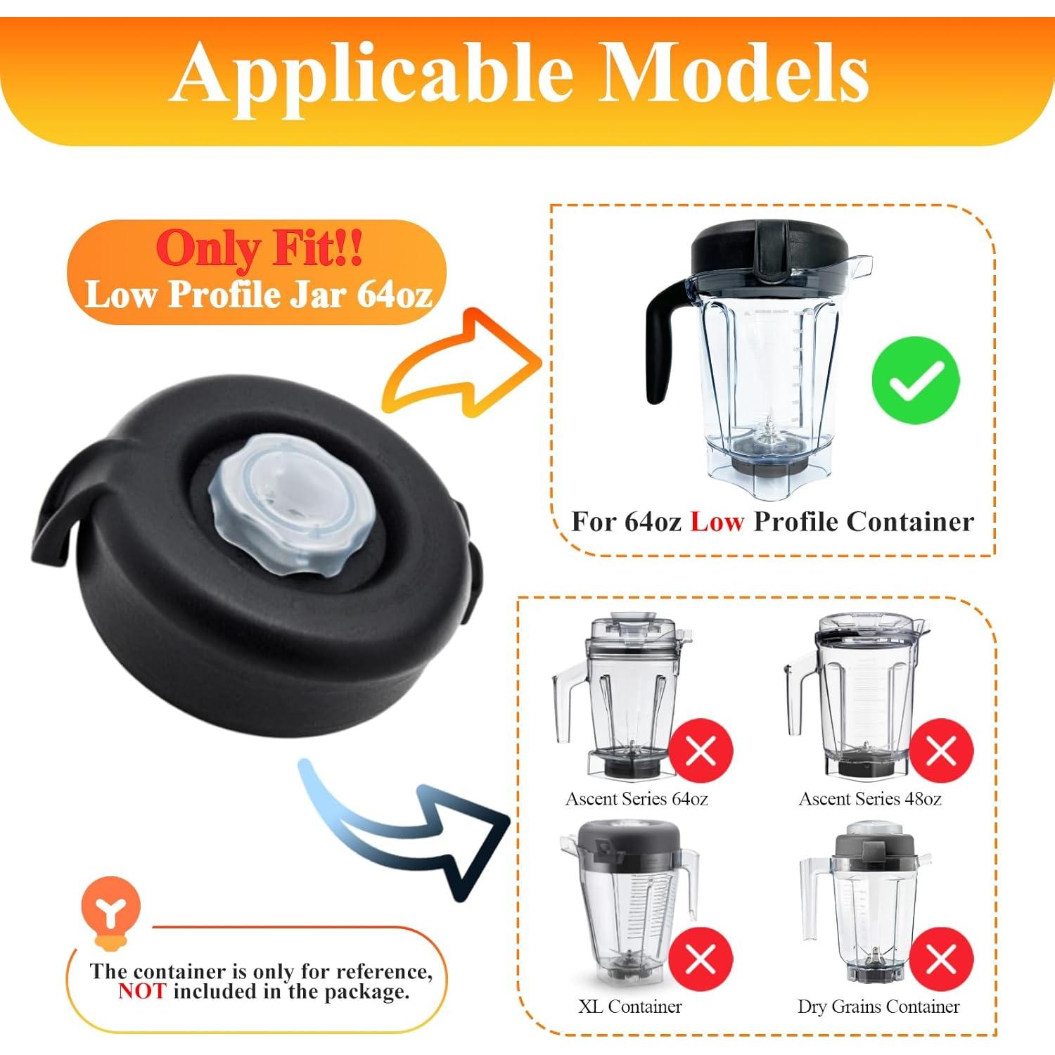 Tapa de Reemplazo para Vitamix 64 oz Senlee - Libre de BPA