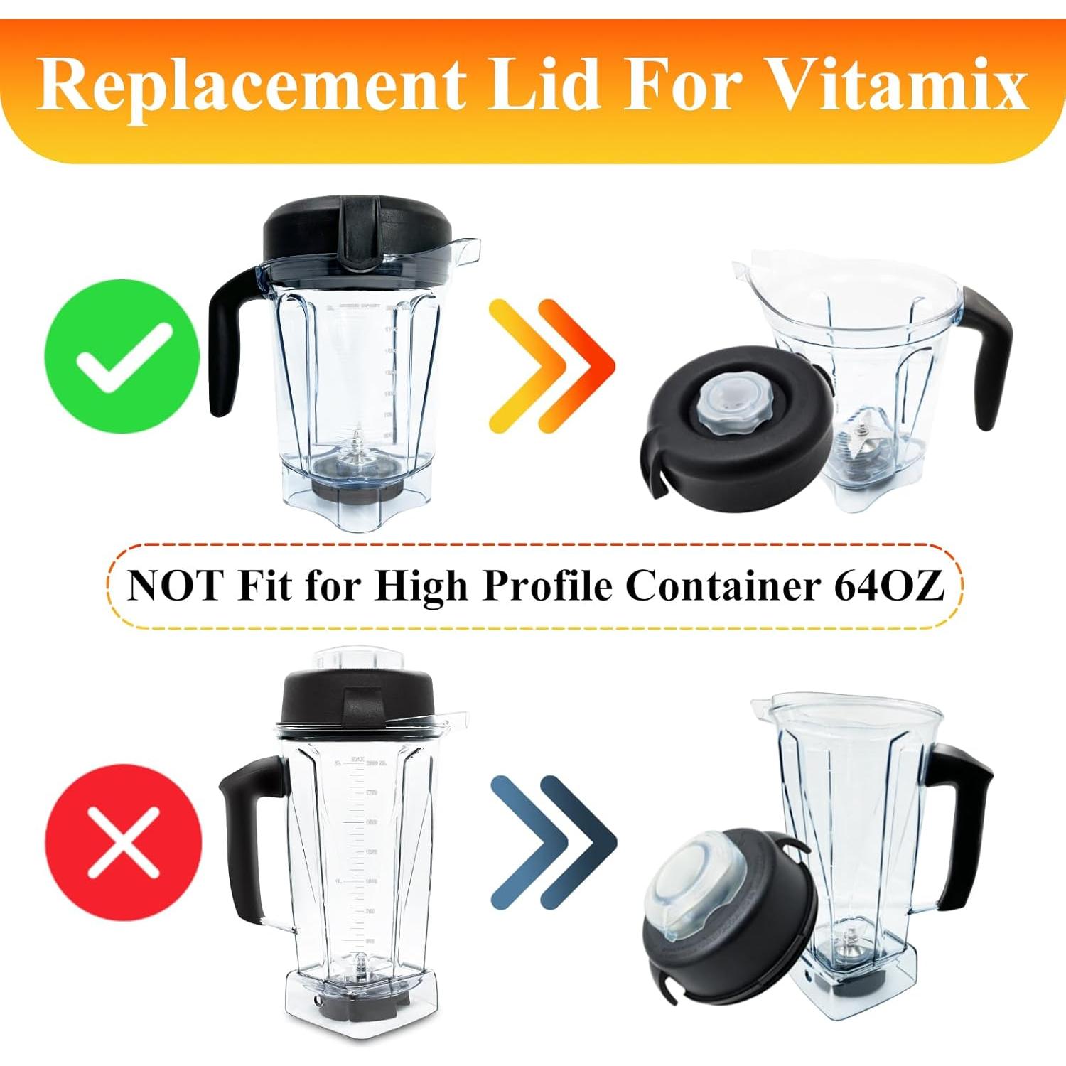 Tapa de Reemplazo para Vitamix 64 oz Senlee - Libre de BPA