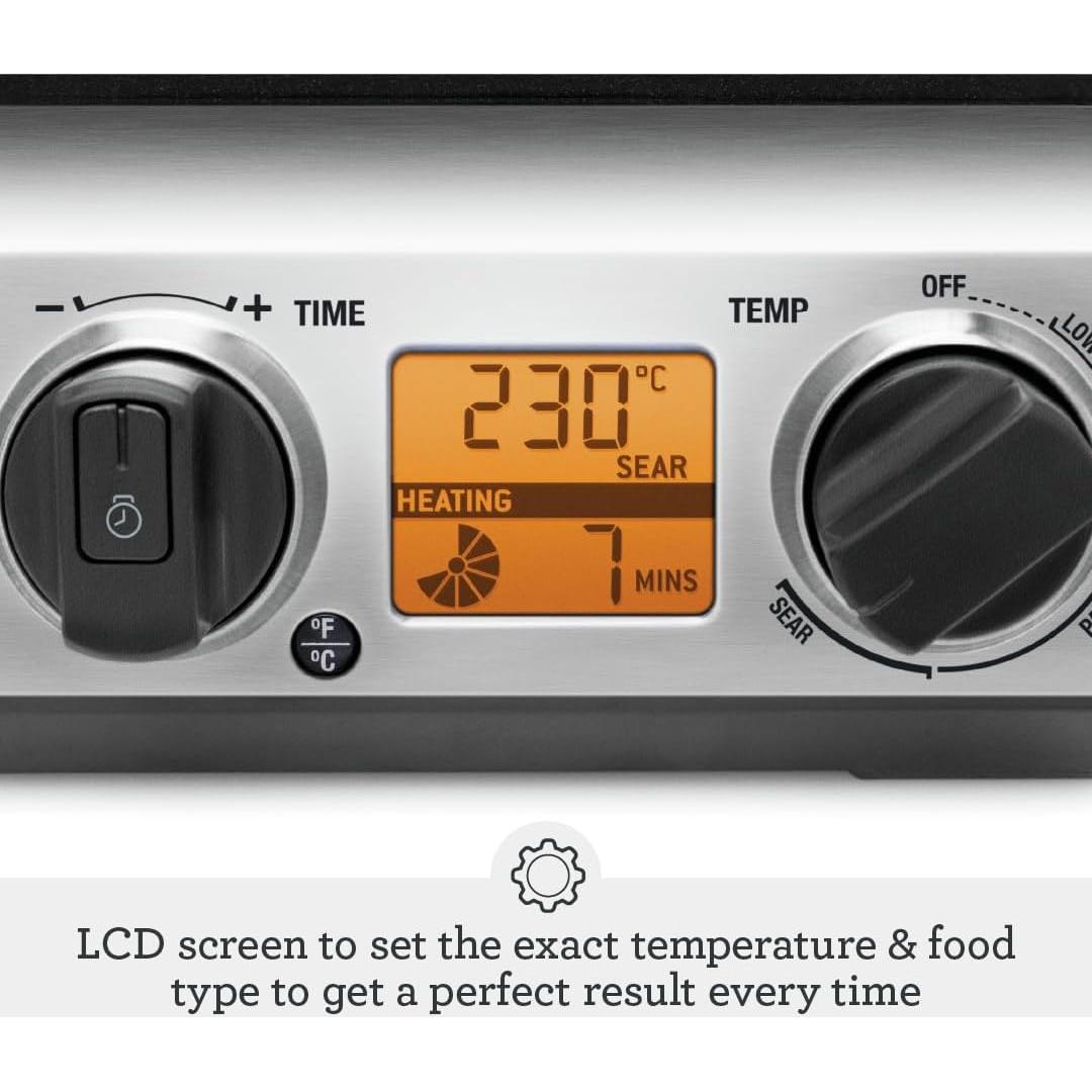 Parrilla Inteligente Breville BGR820XL Acero Inoxidable 1800W