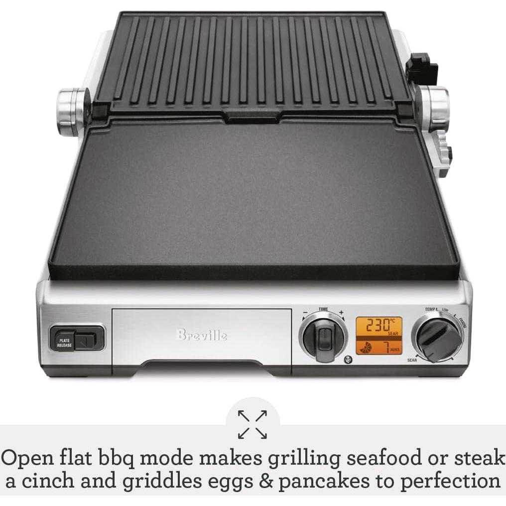 Parrilla Inteligente Breville BGR820XL Acero Inoxidable 1800W