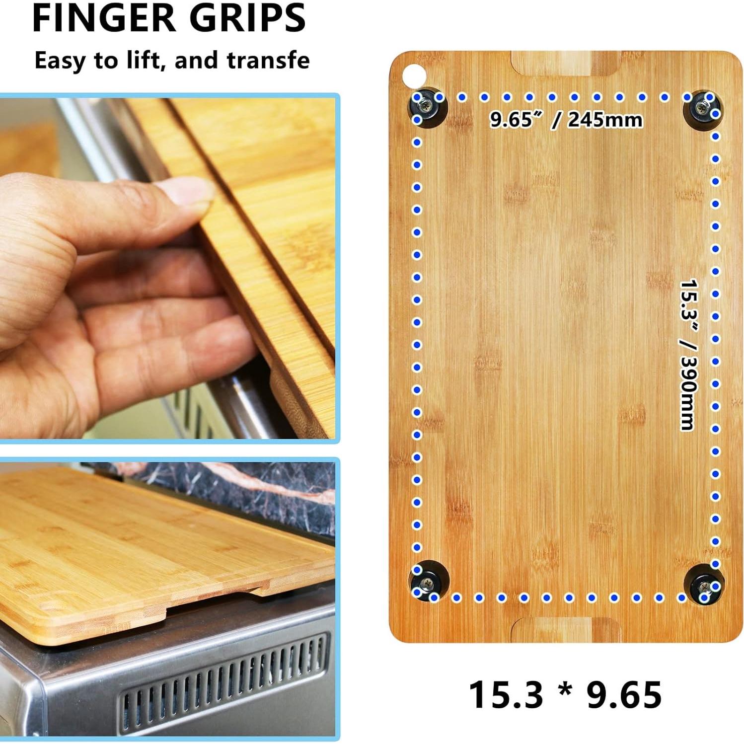 Tabla de Cortar de Bambú Anfu para Horno Breville 44.6x27.6cm