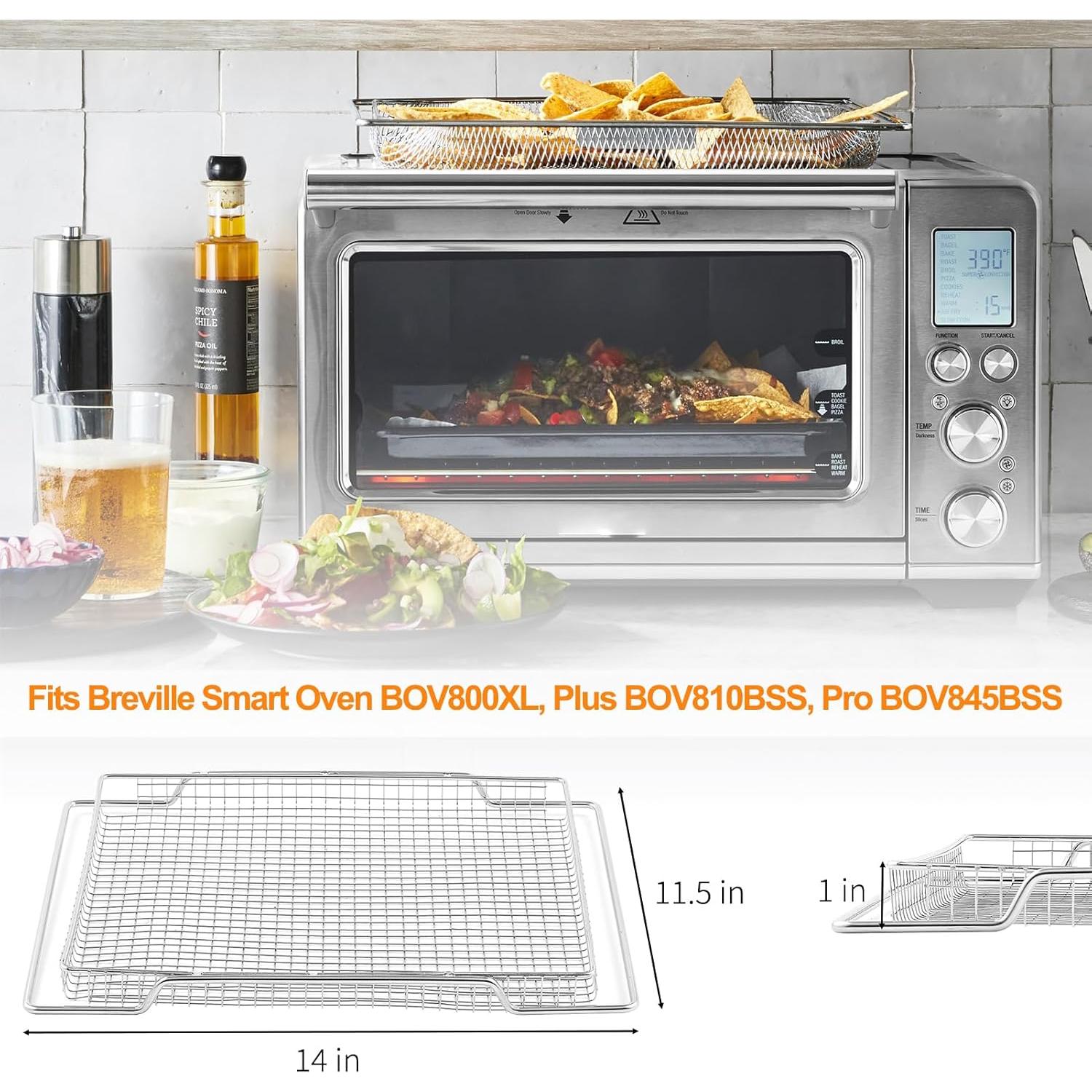 Cesta de Freidora de Aire Breville Acero Inoxidable 304 2 Pcs