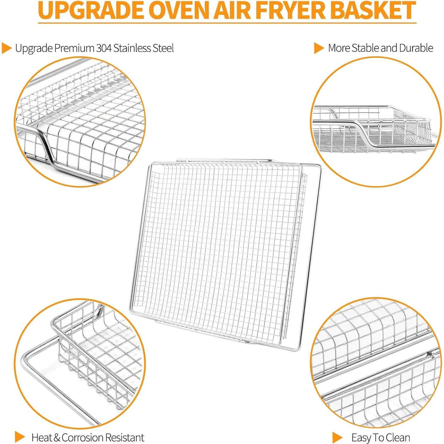 Cesta de Freidora de Aire Breville Acero Inoxidable 304 2 Pcs