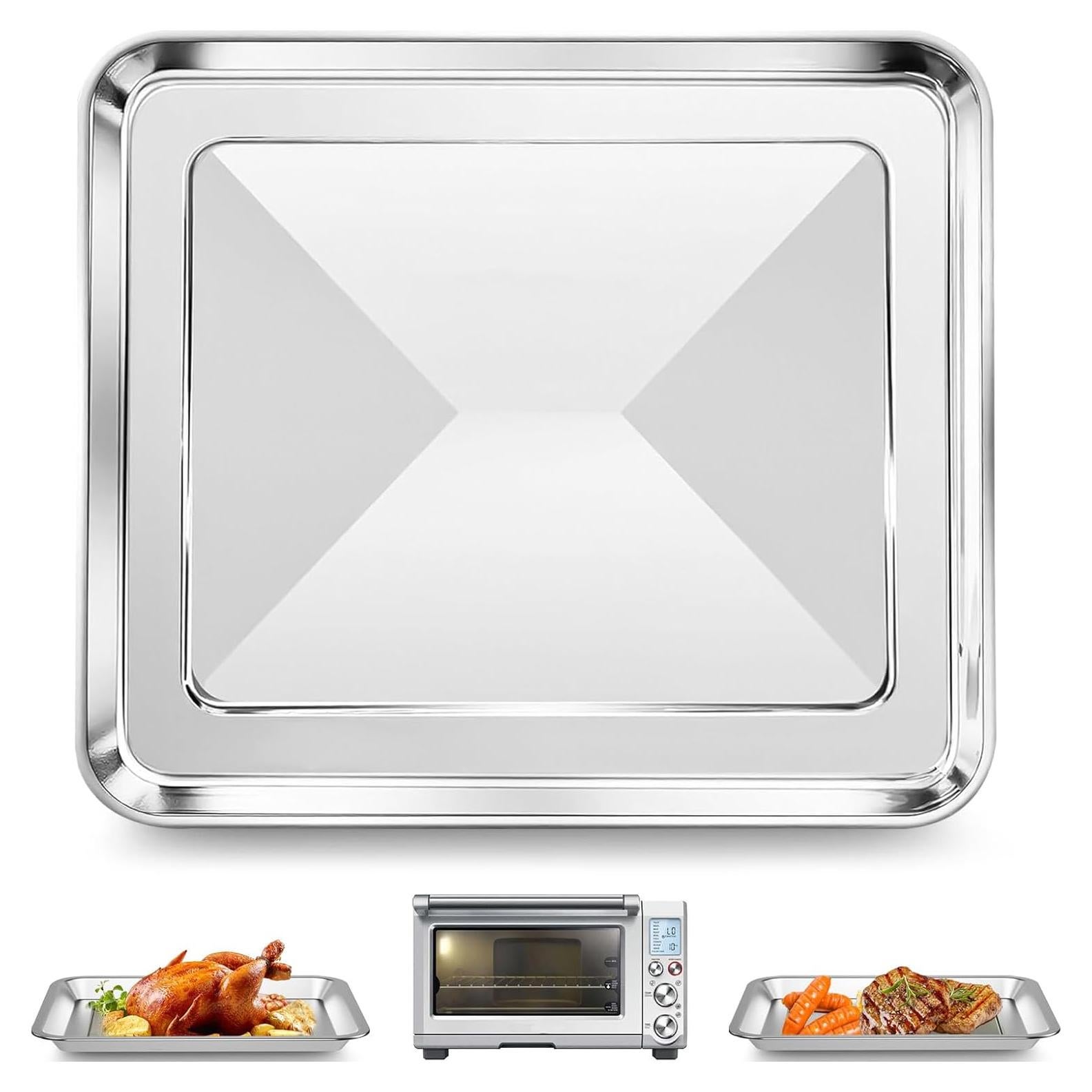 Bandeja para Horno Tostador GCQ 30.5 cm Acero Grado Alimenticio