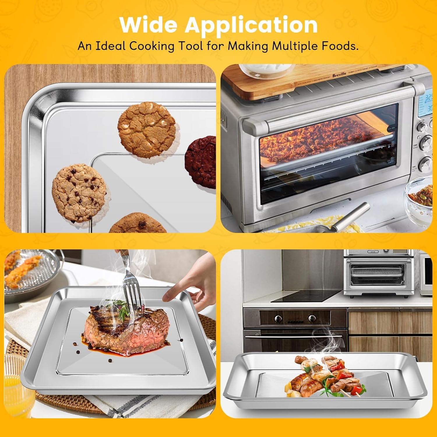 Bandeja para Horno Tostador GCQ 30.5 cm Acero Grado Alimenticio