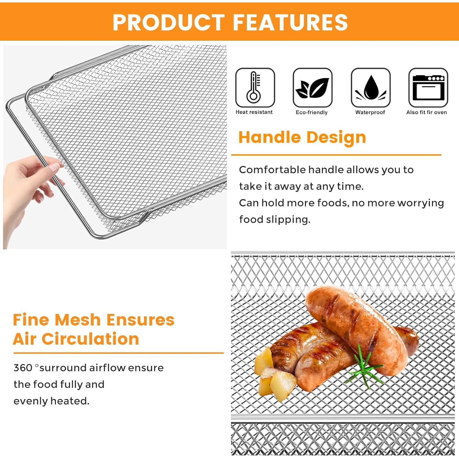 Cesta de Freidora de Aire GXF para Breville BOV900BSS 41.9x29.7 cm