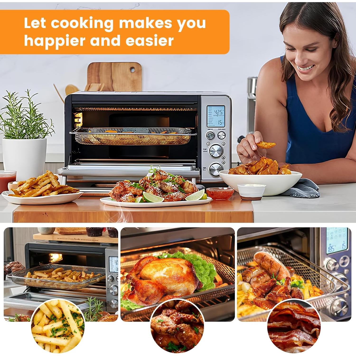 Cesta de Freidora de Aire GXF para Breville BOV900BSS 41.9x29.7 cm