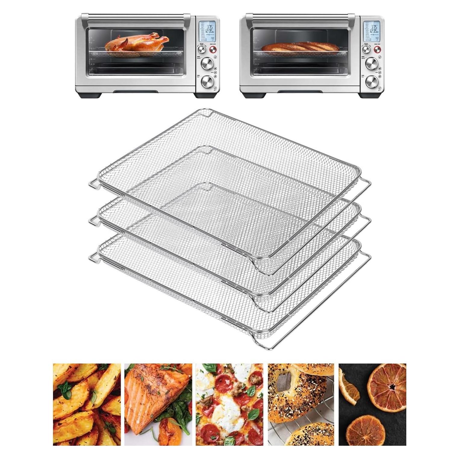 Cestas de Malla para Freír al Aire MMH 3PCs Acero Inoxidable