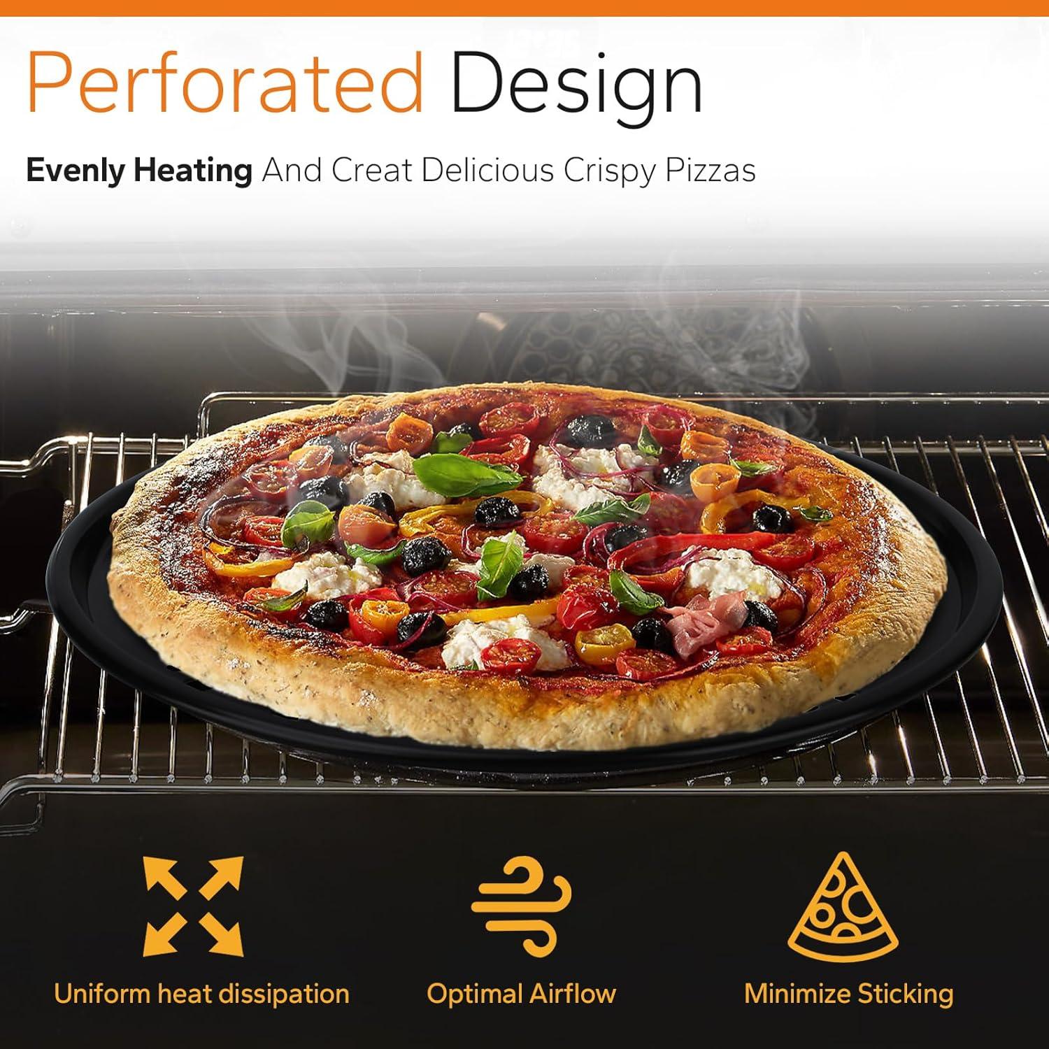 Sartén para Pizza Antiadherente 33 cm Pulems - Compatible Breville