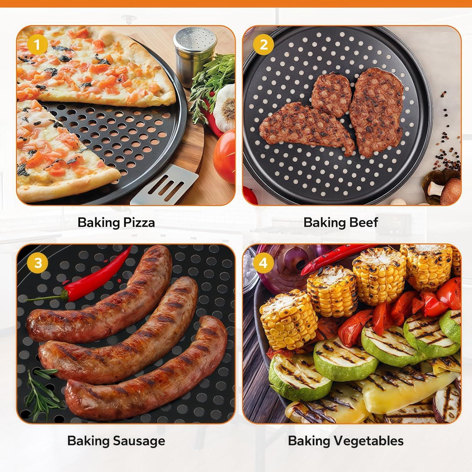 Sartén para Pizza Antiadherente 33 cm Pulems - Compatible Breville