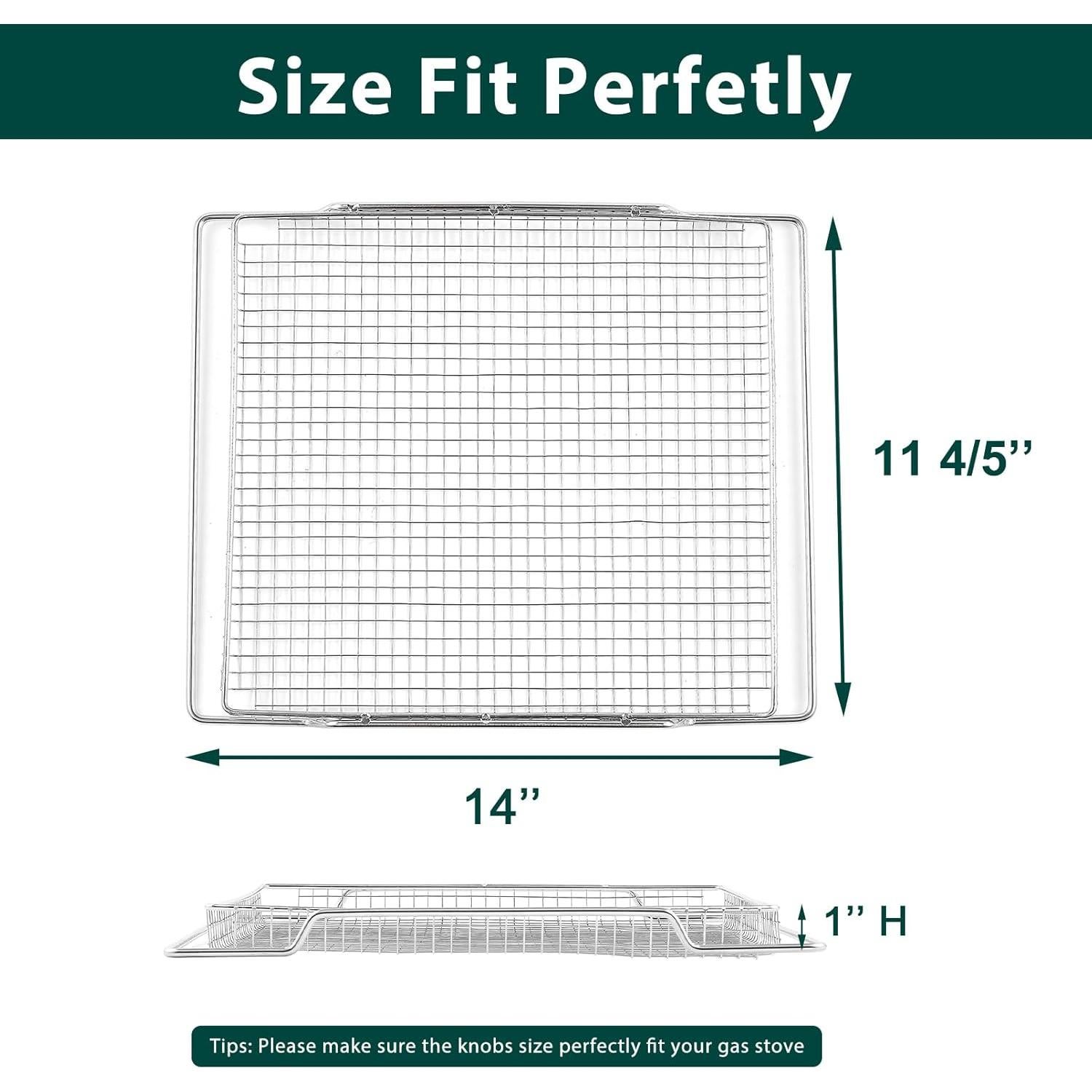 Cesta de Freidora de Aire Breville BOV800XL Acero Inoxidable 2 Pcs