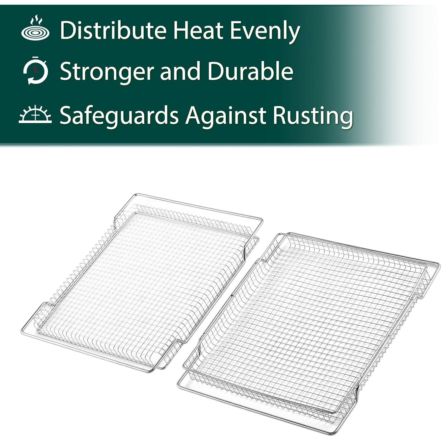 Cesta de Freidora de Aire Breville BOV800XL Acero Inoxidable 2 Pcs