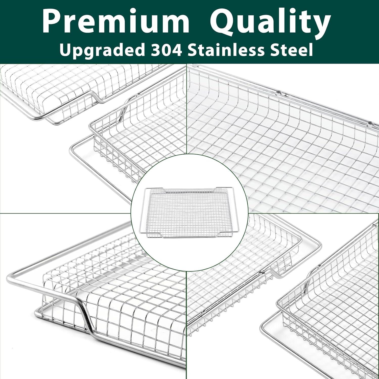 Cesta de Freidora de Aire Breville BOV900 Acero Inoxidable 3 Pcs