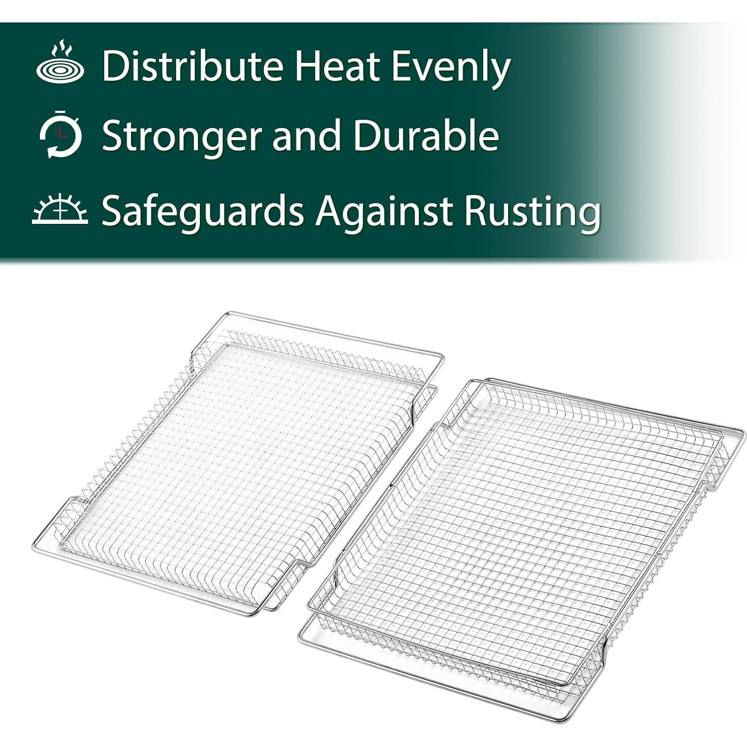 Cesta de Freidora de Aire Breville BOV900 Acero Inoxidable 3 Pcs