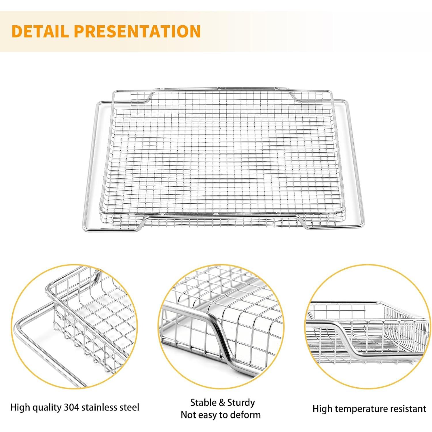 Cesta de Freidora de Aire Allstare para Breville BOV800XL 2 Piezas