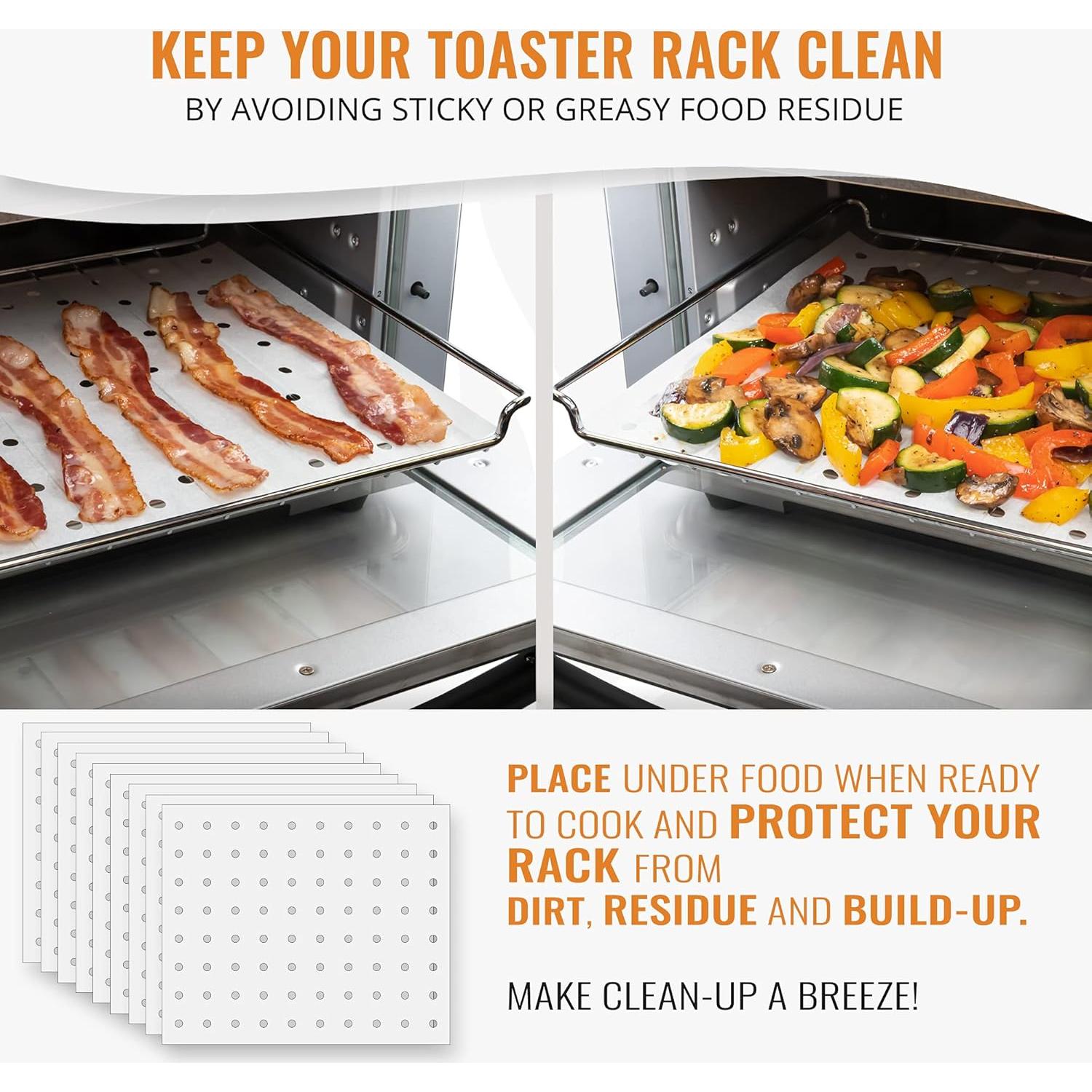 Hojas de Papel Pergamino Perforadas INFRAOVENS 25.4x30.5cm 100 Unidades