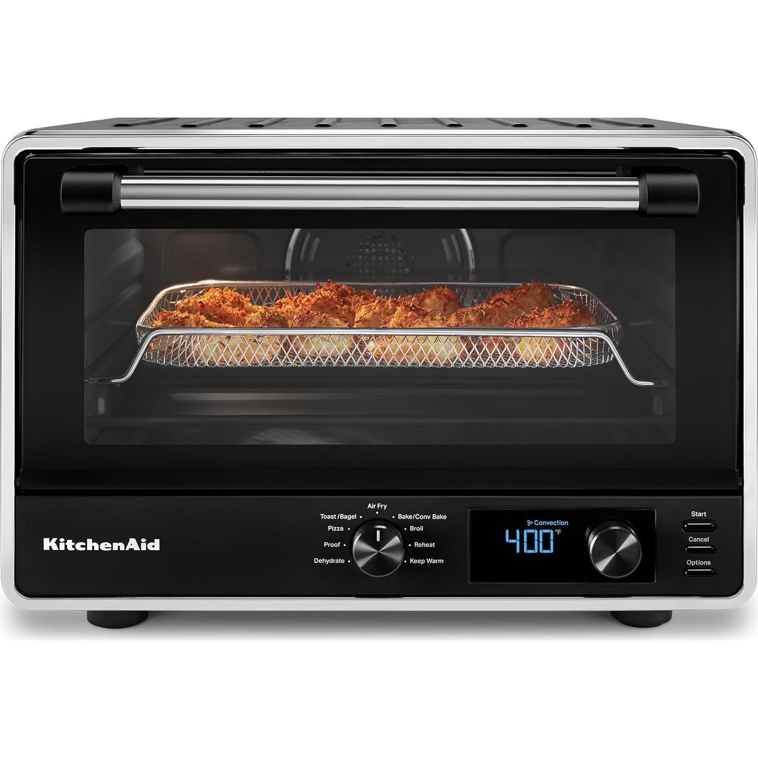 Horno de Encimera Digital KitchenAid KCO128BM 21L con Aire Frito