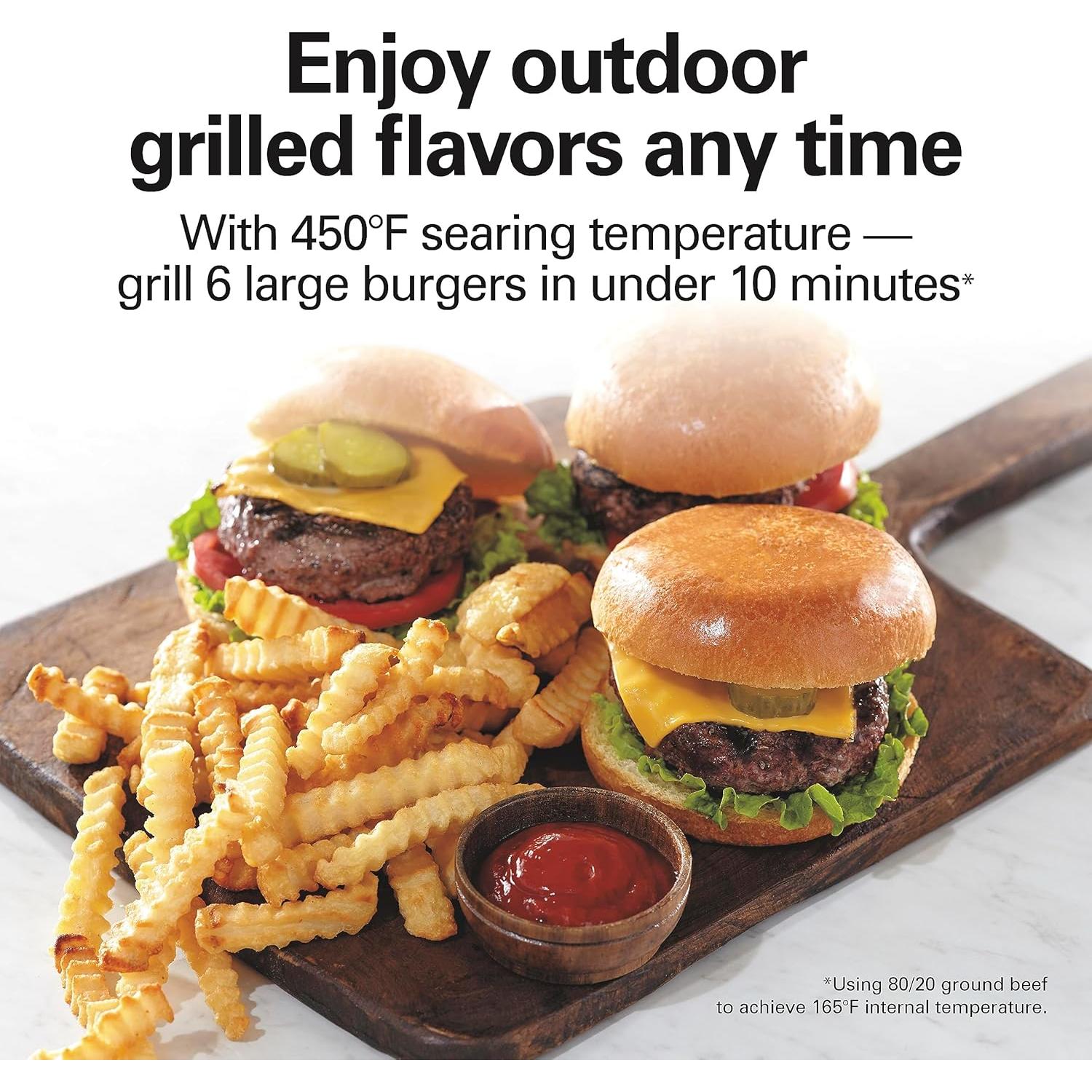 Horno Tostador Hamilton Beach 6-en-1 Acero Inoxidable 24.9L